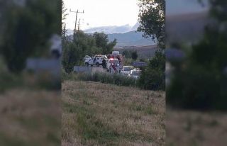 Bayburt’ta özel jet düştü