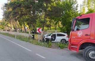 Bayburt’ta trafik kazası: 1 yaralı