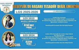 Beşeylül Ortaokulu öğrencisi LGS Nazilli birincisi...
