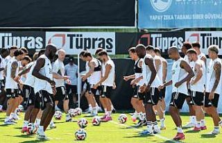 Beşiktaş, Shakhtar Donetsk maçının hazırlıklarına...