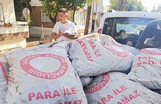 Beypazarı’nda dar gelirli ailelere kömür yardımı