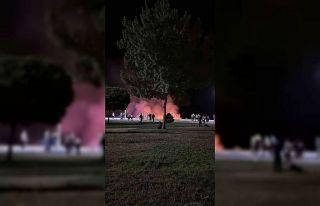 Beyşehir Gölü kenarında korkutan yangın