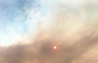 Bilecik yangınının dumanı Eskişehir’e ulaştı