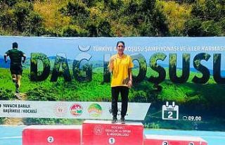 Bilecikli atlet Sebahat Demir Türkiye Dağ Koşusu...