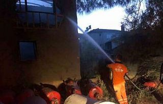 Bilecik’te metruk evde çıkan yangın korkuttu