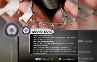 Bingöl’de 10 yıl kesinleşmiş hapis cezası bulunan...