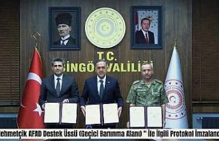 Bingöl’de konteyner kent için protokol imzalandı