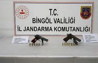 Bingöl’de ruhsatsız silah operasyonu