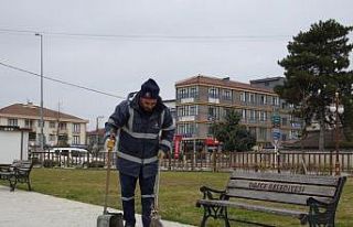 Binlerce ton atık bertaraf edildi