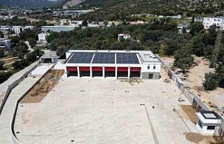 Bodrum itfaiye binası tamamlandı