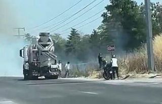 Bolu’da yol kenarına atılan sigara izmariti, kuru...