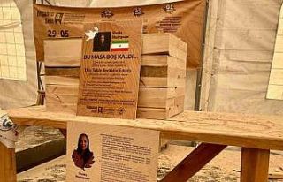 Bu masa savaş yüzünden boş kaldı