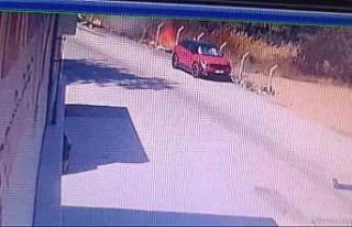 Buca’daki orman yangınının çıkış anı görüntüsü...