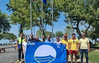 Bursa sahillerinde ‘Mavi Bayrak’ dalgalanıyor