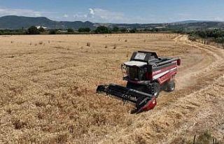 Bursa’da Büyükşehir desteği ile hasat zamanı
