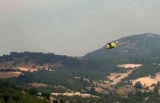 Bursa’daki orman yangınlarına havadan yoğun müdahale