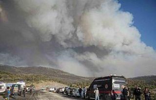 Bursa’daki yangınlara Büyükşehirden 185 araç...