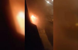 Büyükçekmece’de gece vakti korkutan yangın