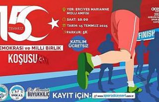 Büyükşehir Spor AŞ’den demokrasi içim anlamlı...