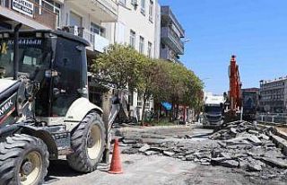 Büyükşehir’in Söke’de yol çalışması devam...