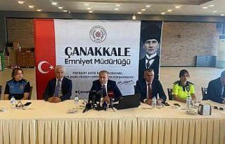 Çanakkale’de asayiş olaylarında yüzde 22.8 azalma...