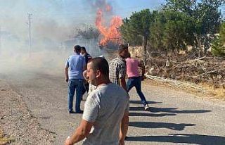 Çanakkale’deki orman yangını Naldöken köyüne...