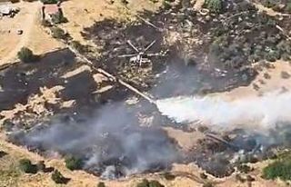 Çine’deki alevlerin etrafı çevrildi