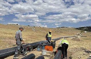Çorum’da doğal kaynak su hattı yenileniyor