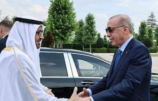 Cumhurbaşkanı Erdoğan, BAE Devlet Başkanı Al...