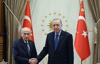 Cumhurbaşkanı Erdoğan, MHP Lideri Bahçeli ile...