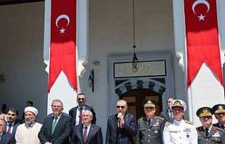 Cumhurbaşkanı Erdoğan yapımı tamamlanan camilerin...