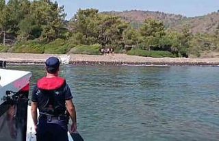 Datça’da karada 6 düzensiz göçmen yakalandı