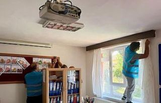 Denetimli serbestlik yükümlüleri okulları güzelleştiriyor