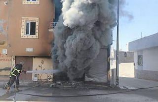 Depo yangını korkuttu