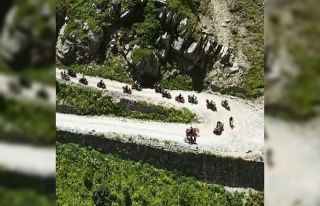 Derebaşı Virajları’nda motosiklet turu gerçekleştirildi