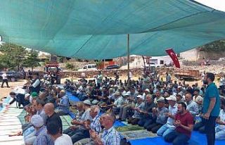 Develi’nin Çomaklı köyünde yağmur duası yapıldı