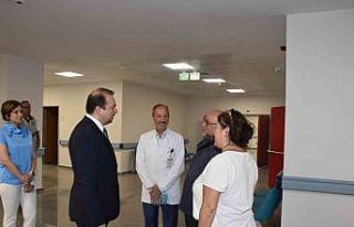 Didim Devlet Hastanesi yeni hizmet binasında hasta...