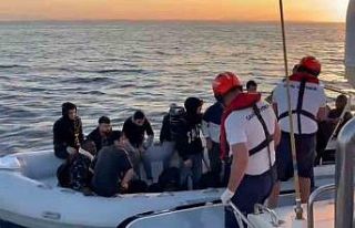 Didim’de 21 düzensiz göçmen kurtarıldı