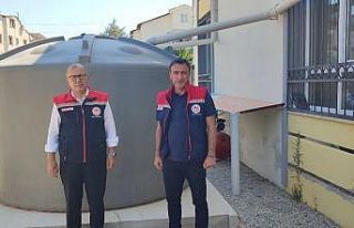 Didim’de yağmur suyu hasadı sistemiyle 20 ton...