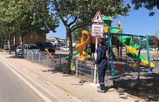 "Dikkat çocuk çıkabilir"