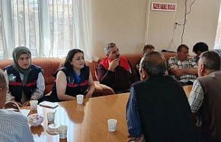 Doğubayazıt’ta çiftçilerle tarım sayımı konuşuldu