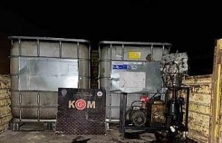 Düzce’de bin 960 litre kaçak akaryakıt ele geçirildi