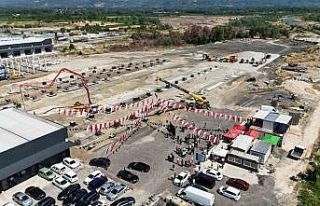 Düzce’de sanayi sitesinin 2 etabı için temeller...