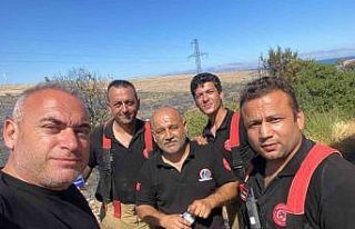 Düzceli ateş savaşçıları Seferihisar’dan Çeşme’ye