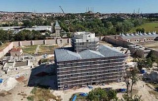 Edirne Sarayı’nda restorasyon çalışmalarının...