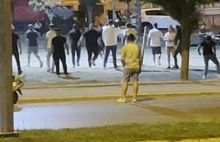 Edirne’de tekmeli yumruklu kavga kamerada