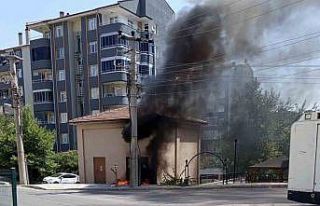 Edirne’de trafo binasında yangın paniği