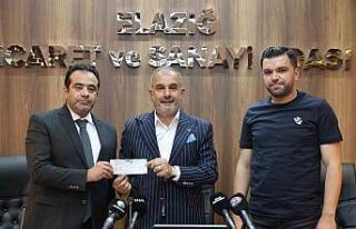 Elazığ TSO’dan, Elazığspor’a 10 milyon TL...