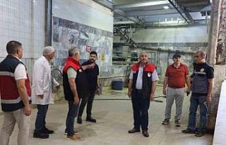 Elazığ’da kırmızı et kesimhaneleri denetlendi