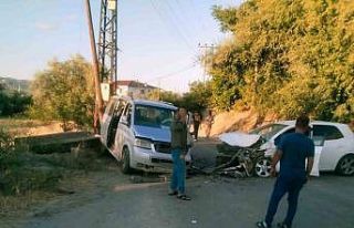 Elazığ’da trafik kazası:1 yaralı